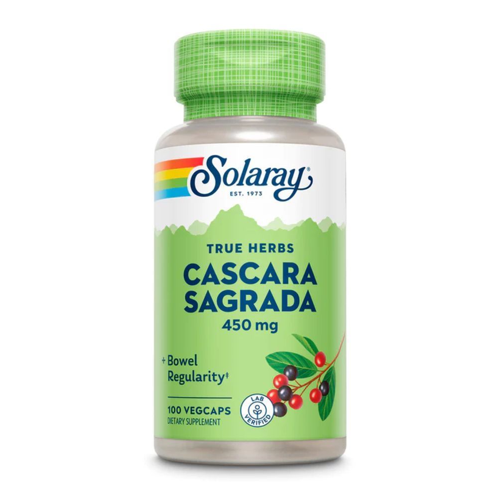 (В транзите) Cascara Sagrada Bark 450mg - 100 vcaps